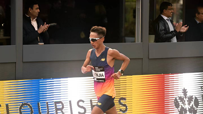 　　贾俄仁加逐梦2022 TCS 伦敦马拉松