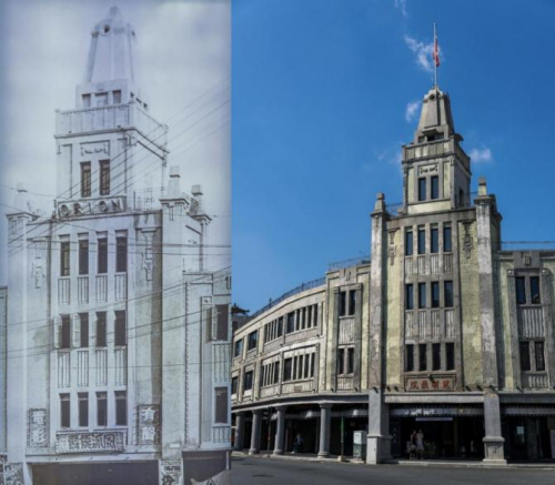 　　思明电影院旧照vs新照