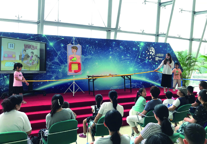 养乐多积极开展多元化的食育交流活动。  企业供图