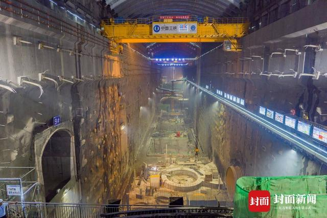 白鹤滩水电站左岸厂房施工情景（图片由赵洋提供）