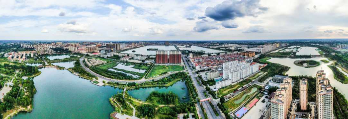 睢县做活以水润城，依托产业兴城，生态环境日趋和谐，城市综合竞争力不断增强。汪方勇摄