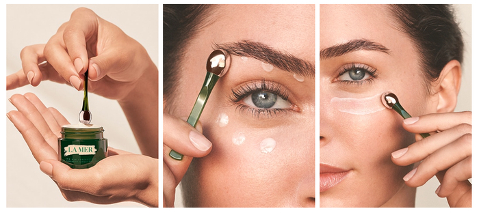 好刀配好鞘，眼霜还配了一支流银晴萃导入棒，帮助加快吸收。