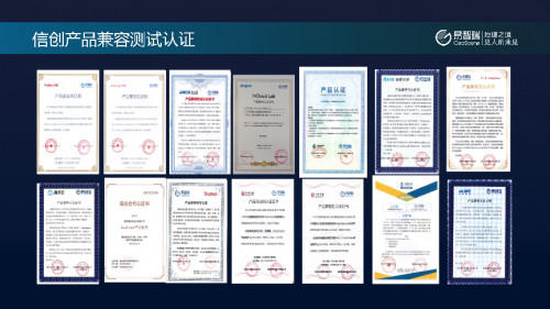 　　易智瑞信创产品兼容测试认证