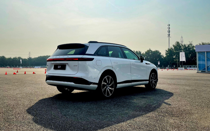 小鹏G9车尾 摄/新京报贝壳财经记者 白昊天