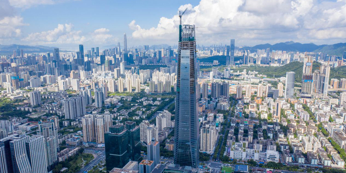 深圳城脉国际金融中心大厦388米天际地标,预计今年12月竣工_手机新浪网