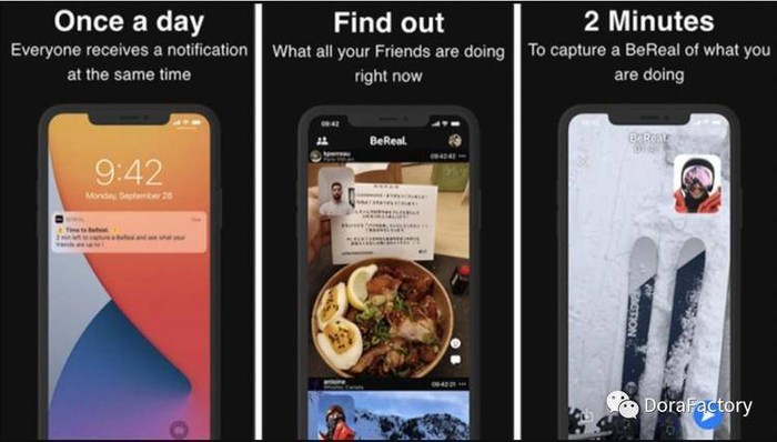 BeReal 更休闲的 Instagram 版本（来源：WWD）