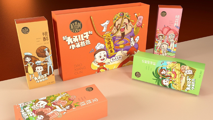 　　稻香村X《新大头儿子和小头爸爸》联名产品