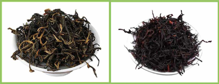 　　【左：广东英红、右：云南滇红】