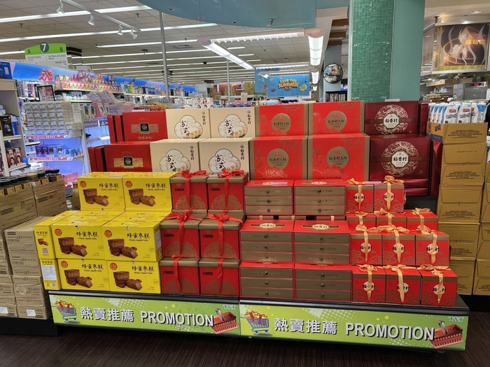 　　稻香村产品在海外超市热卖