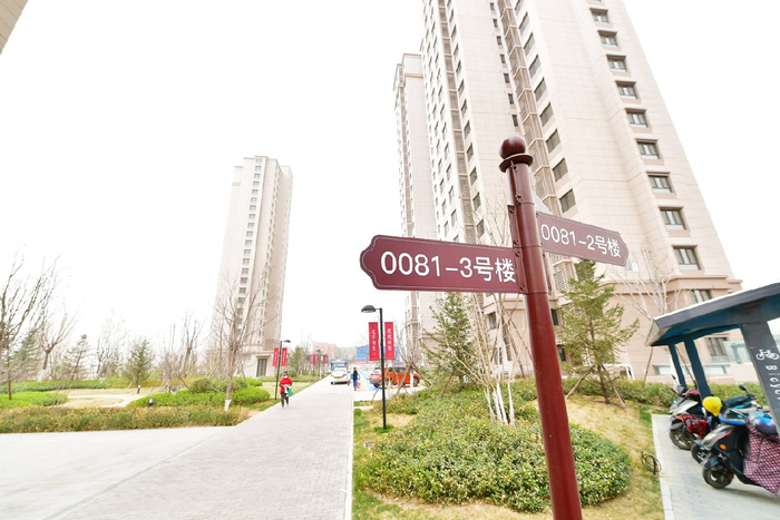 通和家园小区路网通达，交通便利，方便居民出行。（资料图）记者 唐建/摄