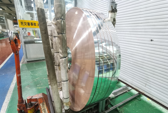 同和进口的铜带原料