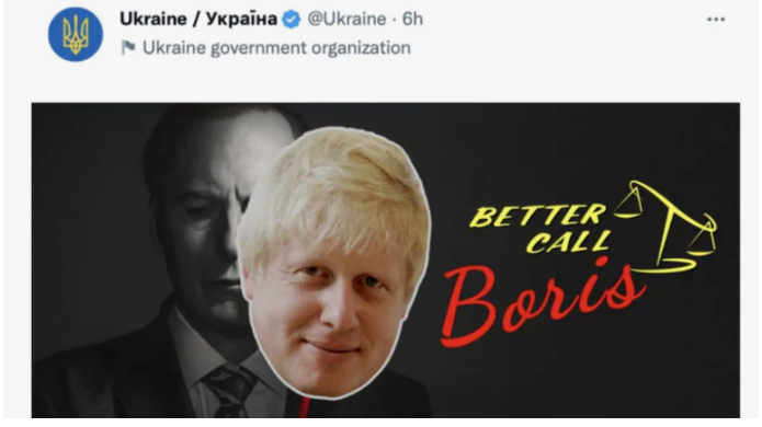 @Ukraine 发布的推特图