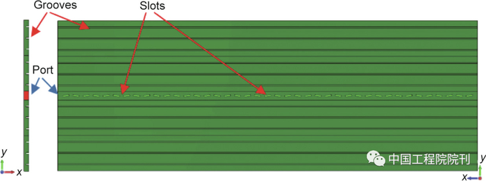 图24. 一个带有金属凹槽结构的SWAA原型。