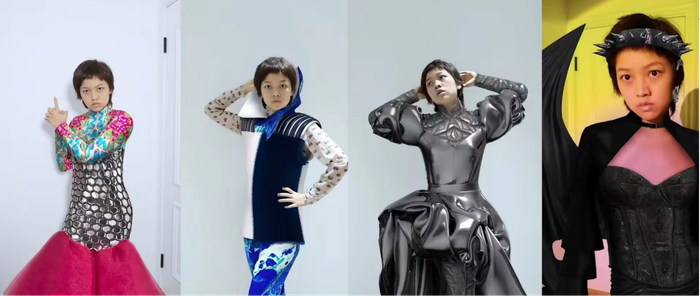 拉宏桑购买的元宇宙服装成品 / B站截图