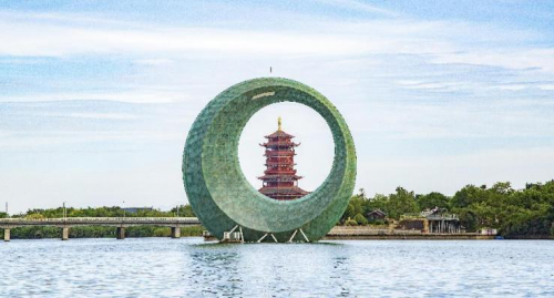 　　园博苑·水月光华杏林阁