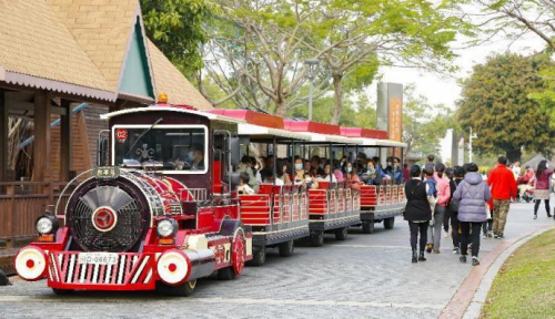 　　园博苑·大家都爱小火车