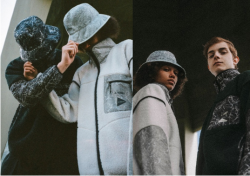 　　adidas TERREX X and wander 联名标志性山系美学图案