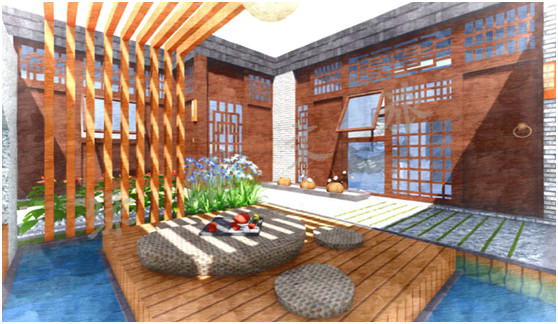 　　民宿设计效果图