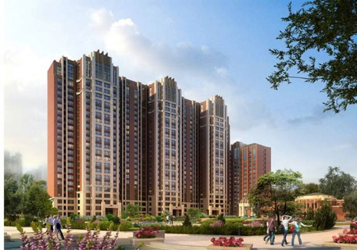 清河橡树湾项目效果图。 截图自华润置地官网