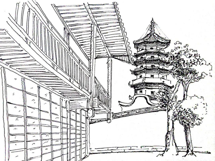 乌塔，小飞刀手绘。