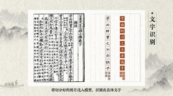 　　文字识别技术演示图