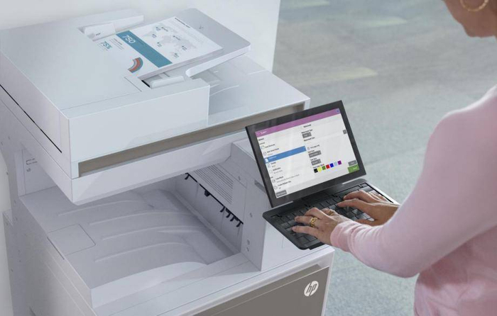 　　图: 全新HP LaserJet Managed MFP智系列管理型A3智能复合机