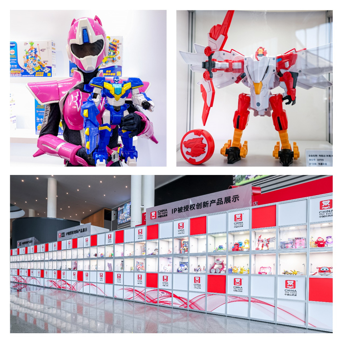 　　▲ 伟易达迷你特工队·兽王力量在IP授权创新产品展示区