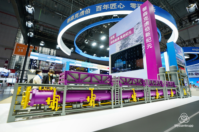 　　蒂森克虏伯新纪元20兆瓦减水电解制氢模块