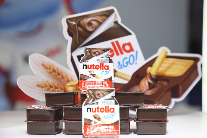 　　图片5:Nutella & Go!在进博会展出