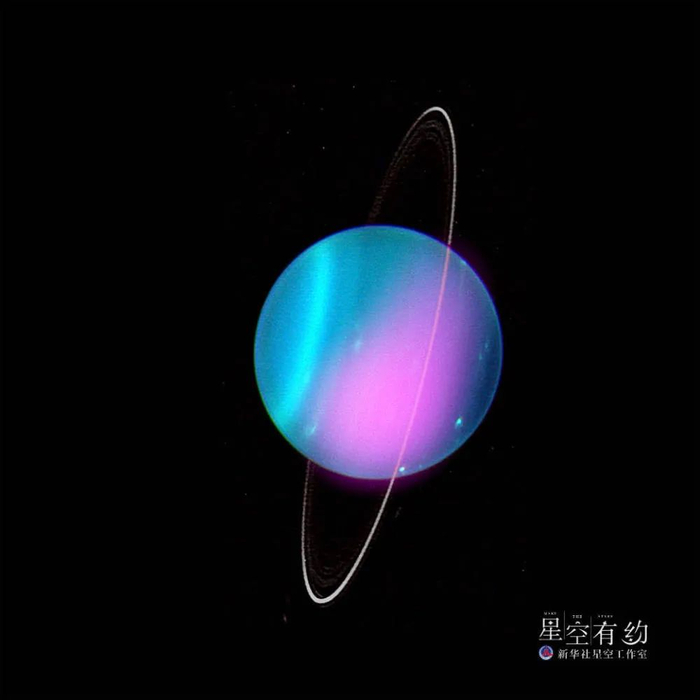 　钱德拉X射线太空望远镜拍摄的天王星（特写）（来源：美国国家航空航天局官方网站）