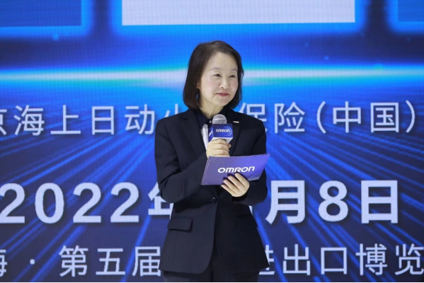 　　欧姆龙株式会社执行董事、欧姆龙董事兼总经理徐坚致辞