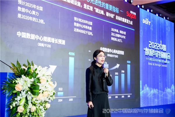 　　中科曙光存储事业部副总经理张新凤