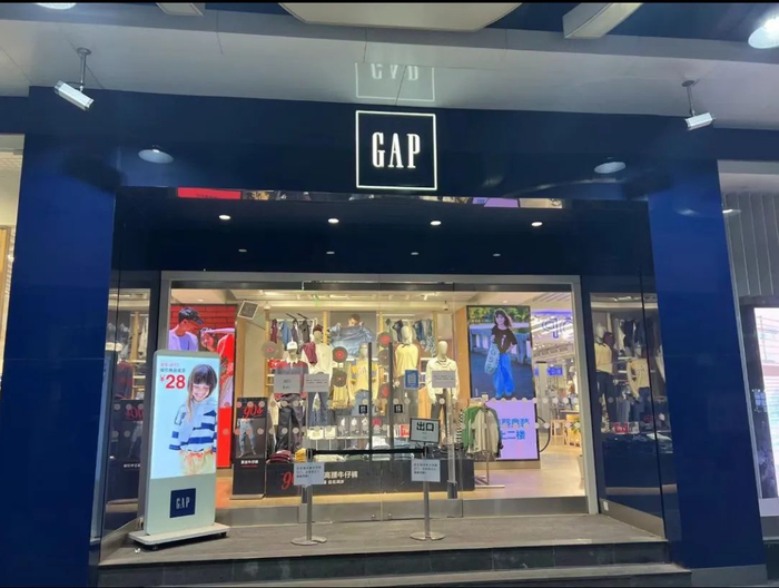 Gap门店 蔡淑敏摄