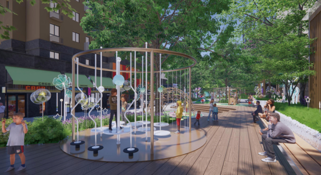 ■内街小公园效果图