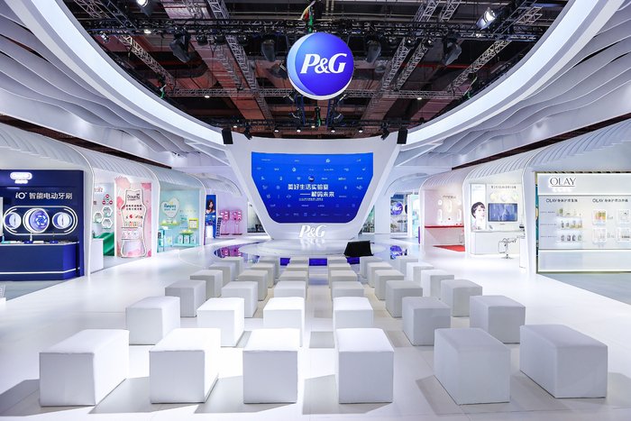 宝洁展区/图源：宝洁供图