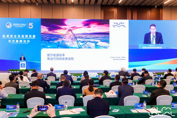 　　阿法拉伐东北亚区总裁Christian Thomsen出席论坛并发言