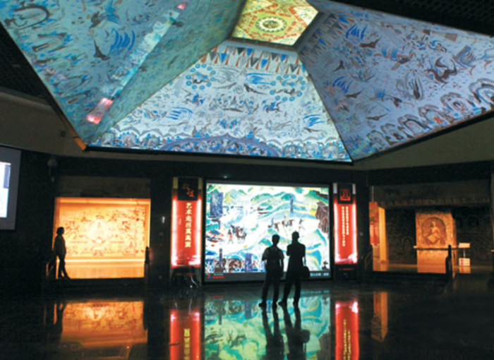 图为“数字敦煌”线下展览