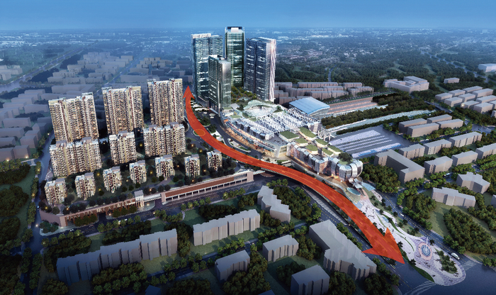 “南北路”示意效果图