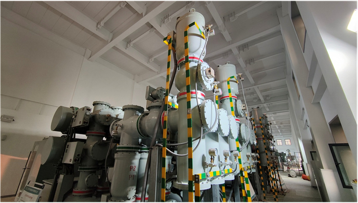 图为即将投运的220千伏焦作峰林变电站