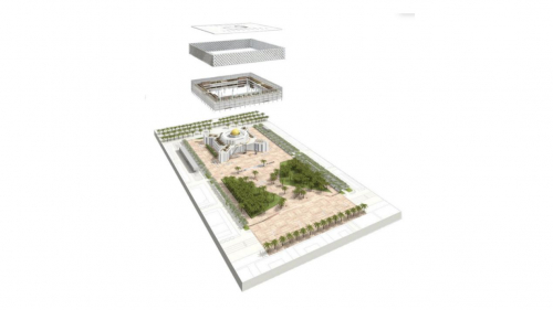 　　法赫德国王图书馆建筑设计效果图