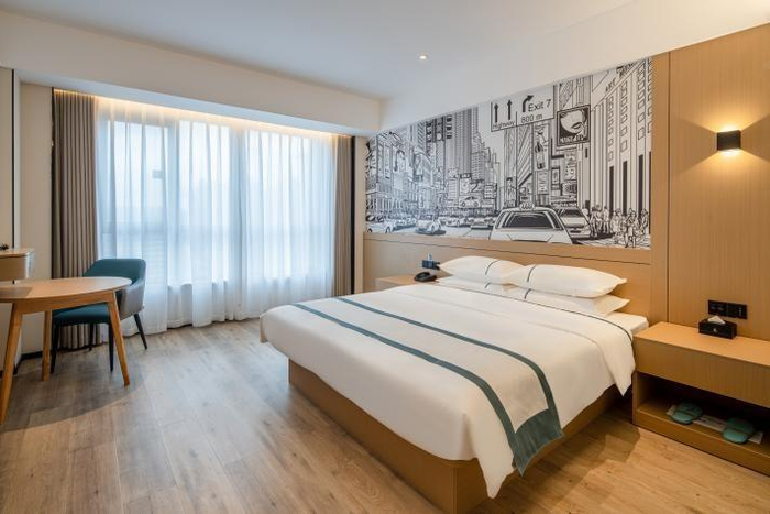 　　城市便捷酒店资阳北站圣高广场店客房