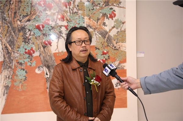 　　周同祥老师接受采访