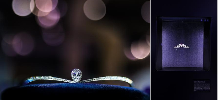 　　左图：CHAUMET Joséphine约瑟芬皇后系列 白鹭·冠冕