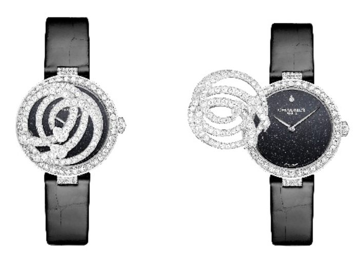 　　CHAUMET Maharani冬灵俪影隐藏式腕间珍宝新作