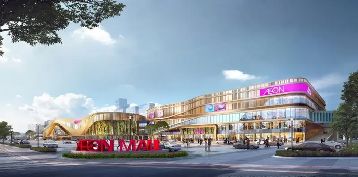 　　永旺梦乐城武汉江夏效果图