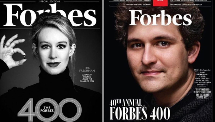 霍姆斯和班克曼-弗里德都曾登上福布斯杂志的400强封面。