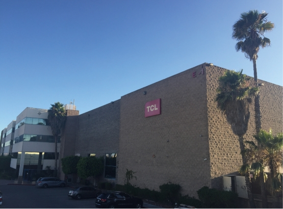 　　TCL墨西哥工厂。图片来源:由TCL提供