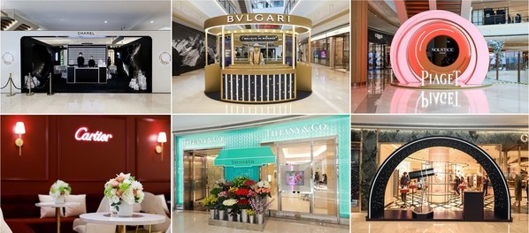 　　众多国际知名品牌于现场打造缤纷互动空间，丰富宾客派对体验