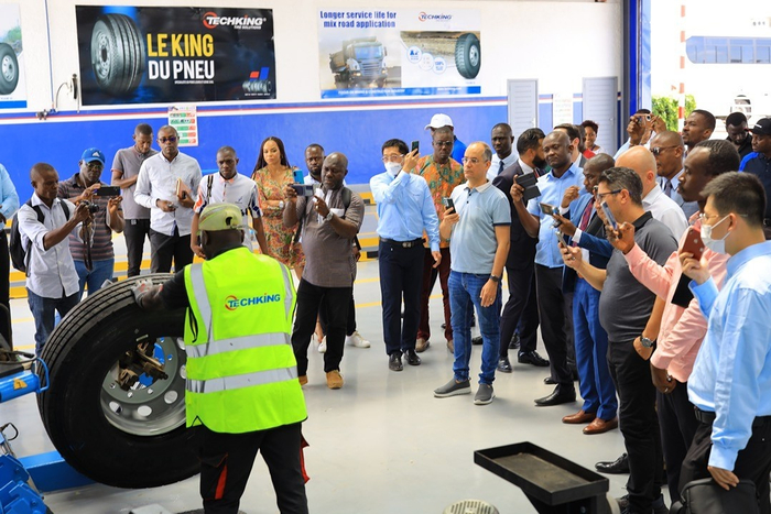 　　泰凯英海外第二个区域服务中心启动仪式现场