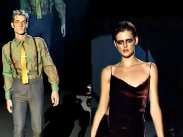 古驰1995年大秀。图片来源：视频截图